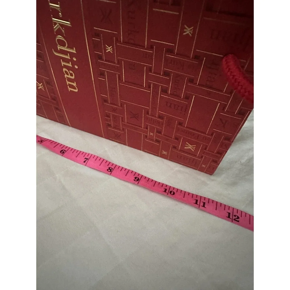 Maison Francis Kurkdjian Red Paper Shopping Gift Bag Medium Rope‎ Handles